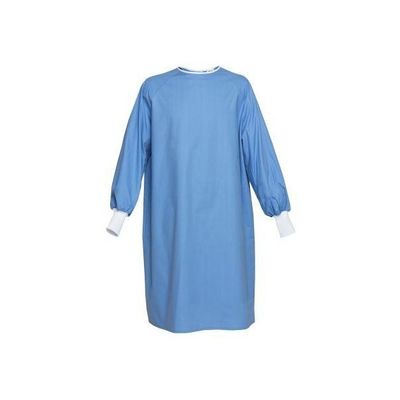 Vestido descartável do isolamento do PE unisex dos PP, vestido impermeável azul do isolamento