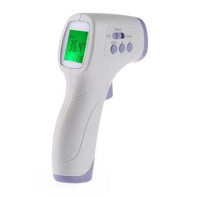A segurança alta contacta não o termômetro sem contato para a temperatura corporal