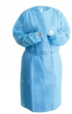 Vestido cirúrgico estéril da dobradura veterinária descartável para a venda