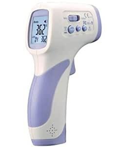 Da temperatura da medida do termômetro infravermelho ótico do contato não