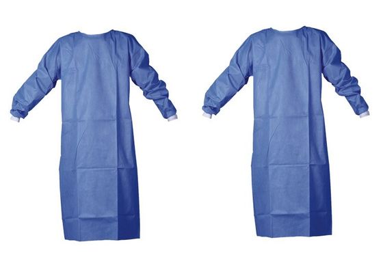o Pe estéril não cirúrgico do isolamento 3xl revestiu vestidos descartáveis com as luvas