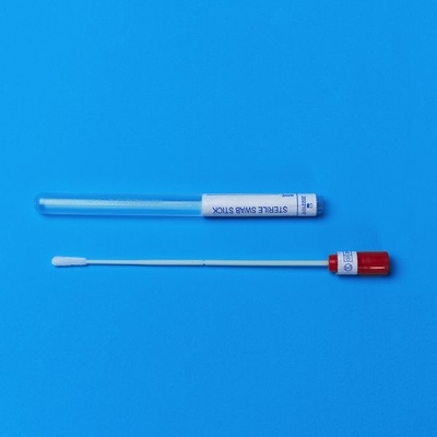 O nylon descartável das amostras reune o tubo nasal oral do cotonete de Vtm dos testes da coleção de espécime da escova do ponto de ruptura do cotonete