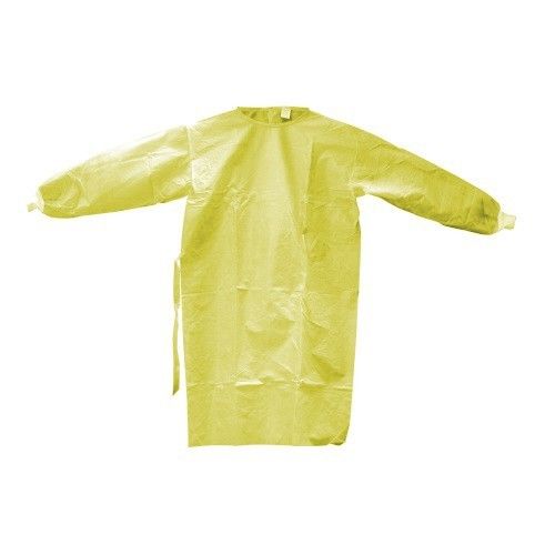 O plástico protetor descartável não tecido veste resistente fluido do PPE