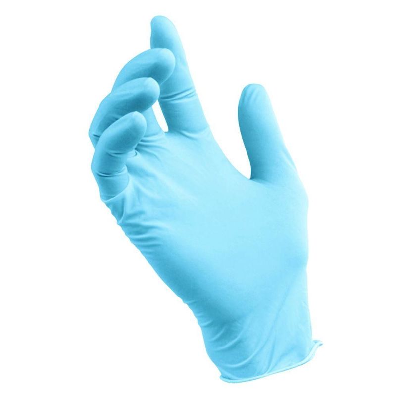 9 résistentes Mil Disposable Chemical Gloves Nitrile pulverizam o Xl livre